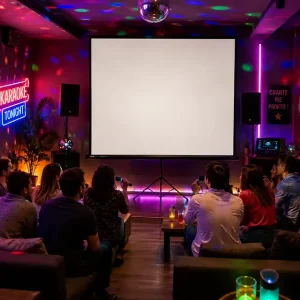 Écran de projection 2m x 2m