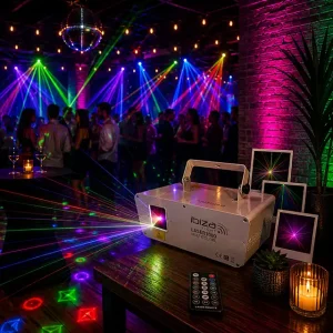 Jeu de lumière | Laser Multicolore Ibiza