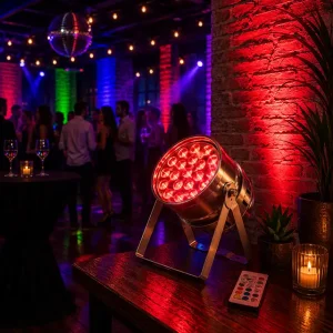 Projecteur LED RGB ALU