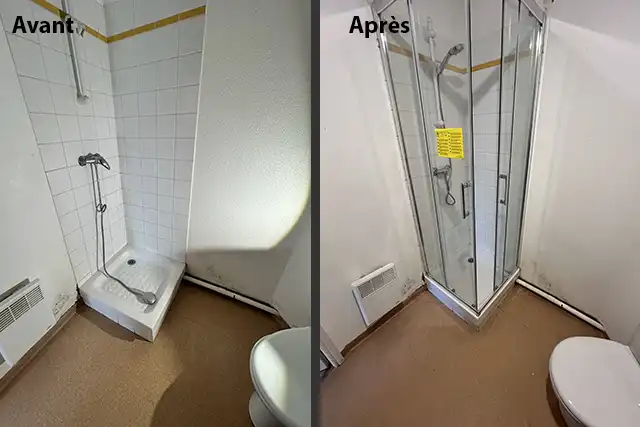 Installation d’une porte de douche à Le Petit-Quevilly