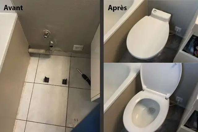 Installation d’un sanibroyeur à Saint-Léger-du-Bourg-Denis